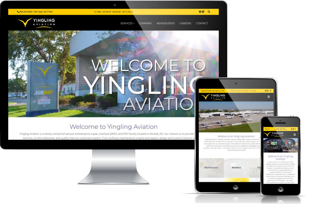 Web design Yingling Aviation
