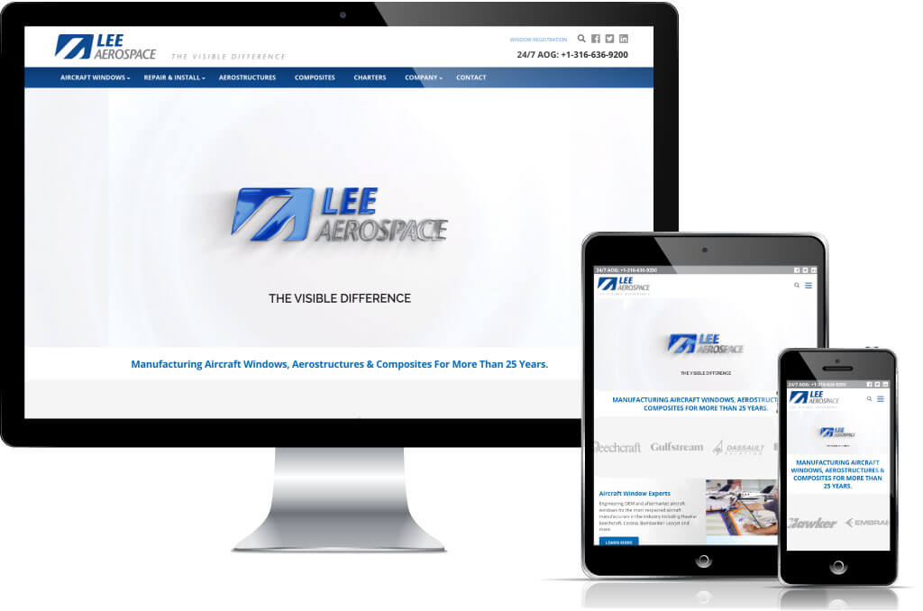Web design Lee Aerospace